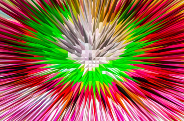 Arts numériques intitulée "explosion system" par Gaudi .C, Œuvre d'art originale, Travail numérique 2D