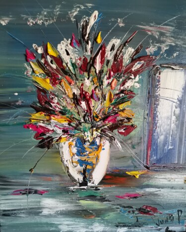 Ζωγραφική με τίτλο "Full emotions" από Pascal Jung, Αυθεντικά έργα τέχνης, Λάδι
