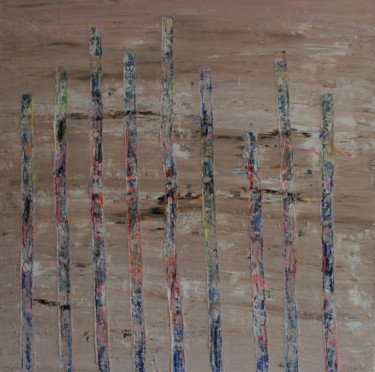 Peinture intitulée "Libération 4" par Delphine Dessein, Œuvre d'art originale, Acrylique