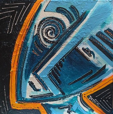 Peinture intitulée "Inadapté (9)" par Delphine Dessein, Œuvre d'art originale, Acrylique