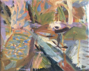 Peinture intitulée "L’été ." par Olga Richir, Œuvre d'art originale, Huile
