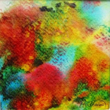 Monotype 15 Schilderij getiteld "Monotype 15" door Jacqueline Pascaud, Origineel Kunstwerk, Inkt Gemonteerd op Andere stijve panelen