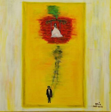 Peinture intitulée "Shadow of Love" par Ma Lovelie Albarracin, Œuvre d'art originale, Acrylique