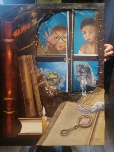 绘画 标题为“Dalla finestra” 由Gianni Iviglia, 原创艺术品, 油