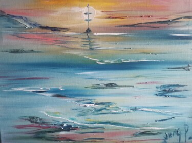 Peinture intitulée "On the turning away…" par Pascal Jung, Œuvre d'art originale, Huile