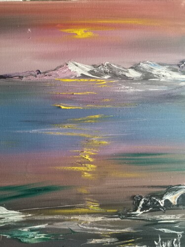 Peinture intitulée "Beauty in the night" par Pascal Jung, Œuvre d'art originale, Huile
