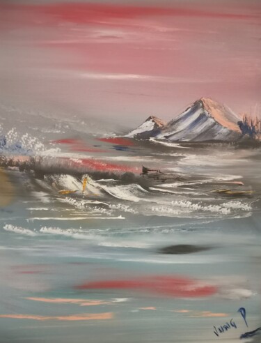 Peinture intitulée "Sensation (nc 7)" par Pascal Jung, Œuvre d'art originale, Huile