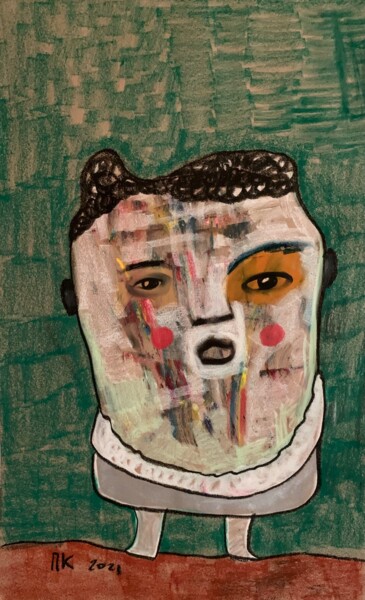 图画 标题为“Quarantine. Second…” 由Pavel Kuragin, 原创艺术品, 粉彩
