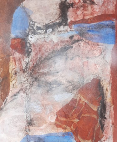 Painting titled "Weathered floors, 2" by Jill Carrott, Original Artwork, Collages