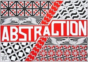「Abstrarction 1」というタイトルの描画 Раиль Давлетшинによって, オリジナルのアートワーク, ジェルペン