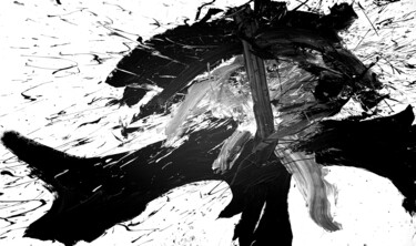 绘画 标题为“Black 100x” 由Rosi Roys, 原创艺术品, 丙烯