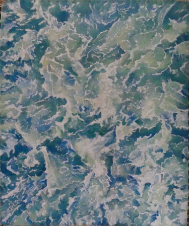"l'eau bouillonnante sous le pont de la Charité sur Loire"