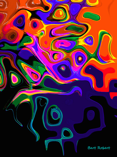 Digital Arts titled "Vernissage 44" by Roberto Bartoccini, Original Artwork, Digital Painting