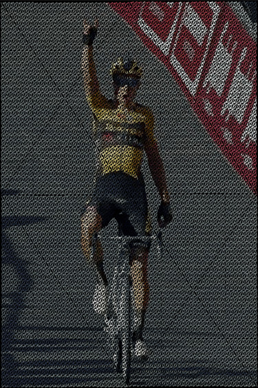 数字艺术 标题为“Wout van Aert” 由Kurotory, 原创艺术品, 2D数字工作