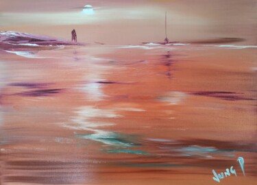 Peinture intitulée "Extrem serenity" par Pascal Jung, Œuvre d'art originale, Huile