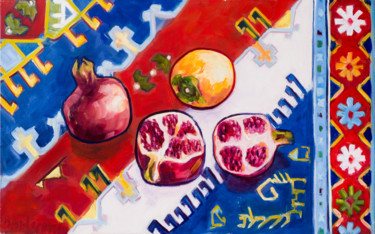 제목이 "Grenades and Persim…"인 미술작품 Iryna Benderovska로, 원작, 기름