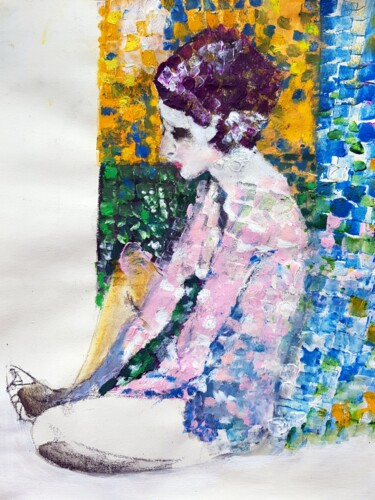 绘画 标题为“Mosaïque” 由Rosemay Dahan, 原创艺术品, 丙烯