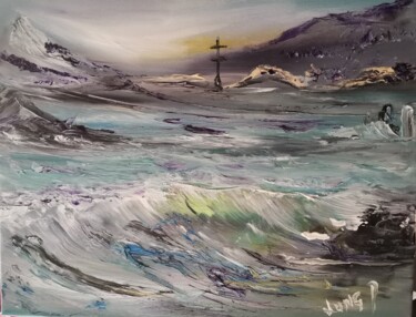 Peinture intitulée "Mysterious île(nc)" par Pascal Jung, Œuvre d'art originale, Huile