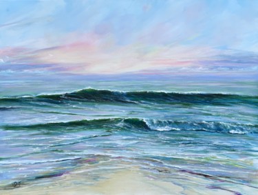 Malerei mit dem Titel "Finally There" von Sandra Gebhardt-Hoepfner, Original-Kunstwerk, Öl