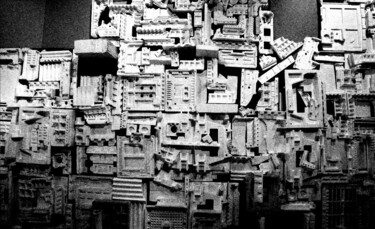 Arte digitale intitolato "Polycity" da Peppeluciani, Opera d'arte originale, Lavoro digitale 2D
