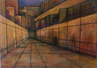 绘画 标题为“Augen der Großstadt” 由M.E.X. Rietzler, 原创艺术品, 丙烯