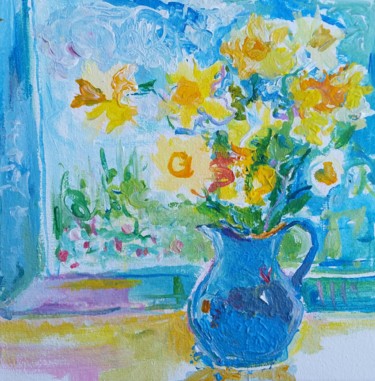 Malerei mit dem Titel "sunny morning" von Irina Kindritska, Original-Kunstwerk, Acryl