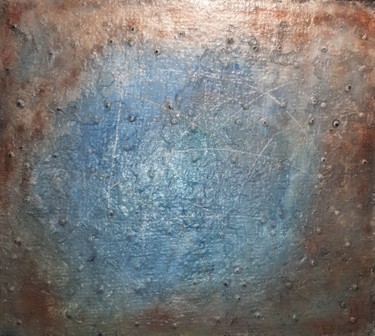 绘画 标题为“Métal” 由Monique Schoonenburg (MSC), 原创艺术品, 丙烯