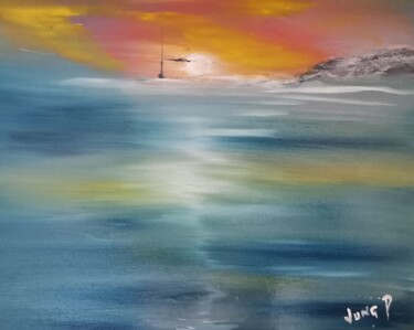 Peinture intitulée "Reflections (nc)" par Pascal Jung, Œuvre d'art originale, Huile