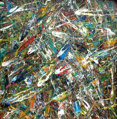 Pittura intitolato "...souffle du vent…" da Charles Carson, Opera d'arte originale, Acrilico