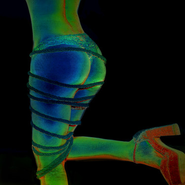 Arts numériques intitulée "Pop Art Bondage" par Dodi Ballada, Œuvre d'art originale, Travail numérique 2D