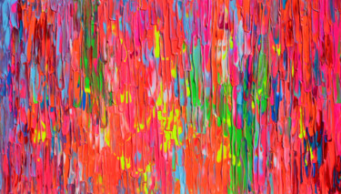 Painting titled "Happy Gypsy Dance XV" by Tiberiu Soos, Original Artwork, Acrylic