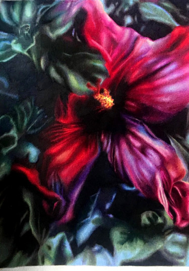 Peinture intitulée "sans titre" par Jaleh Talebpour, Œuvre d'art originale, Crayon
