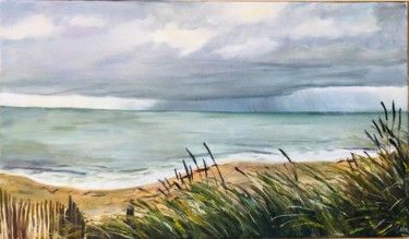 Pintura titulada "Île de ré - tempete" por Solene Briere, Obra de arte original, Oleo