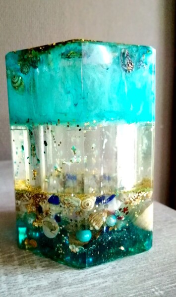 Design titled "Wild océan 2" by Eugenia Delad, Original Artwork, Accessories