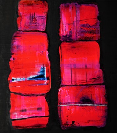 Peinture intitulée "21A1" par Bea Guillemot, Œuvre d'art originale, Acrylique