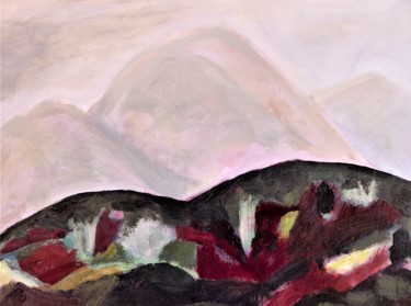 「les collines de la…」というタイトルの絵画 Giulia Archerによって, オリジナルのアートワーク, オイル