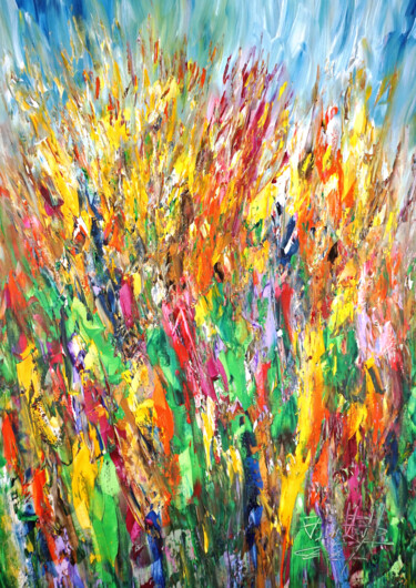 Sunny Summer Day M 1 绘画 标题为“Sunny Summer Day M 1” 由Peter Nottrott, 原创艺术品, 丙烯