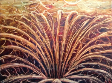 绘画 标题为“Structūra №1” 由Oleg Lubitelev, 原创艺术品, 油