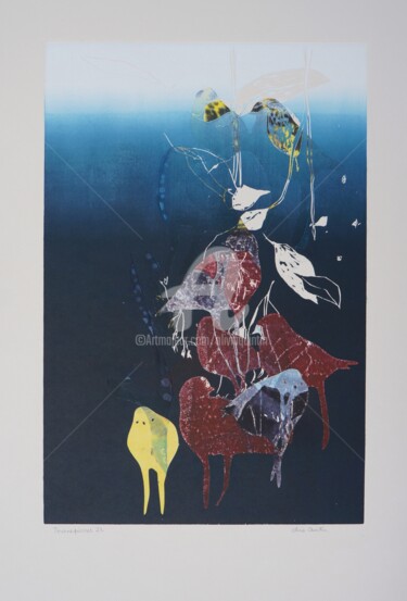 印花与版画 标题为“Tournepierres 23” 由Olivia Quintin, 原创艺术品, 雕刻
