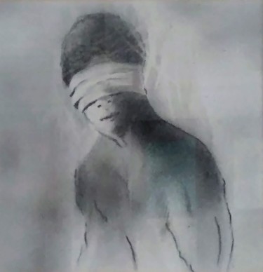 Peinture intitulée "Colamayar" par Aéro, Œuvre d'art originale, Fusain