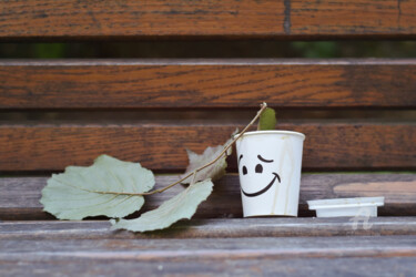 Interesting conversation of coffee and branch Photographie intitulée "Interesting convers…" par Alen Gurovic, Œuvre d'art originale, Photographie numérique