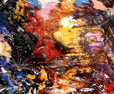 绘画 标题为“Fond marin - SOLD b…” 由Charles Carson, 原创艺术品, 丙烯