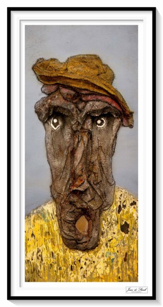 Textielkunst getiteld "Fabuliste." door Pilado, Origineel Kunstwerk, Hout