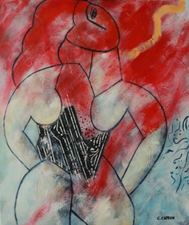 Pintura titulada "Sémélé" por Gérard Capron (G.CAPRON), Obra de arte original, Acrílico
