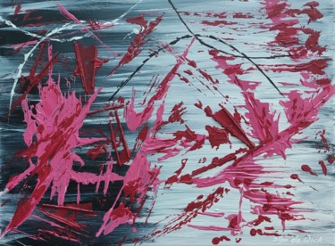 绘画 标题为“"Rozka" N°3” 由Olga De Weck, 原创艺术品, 丙烯