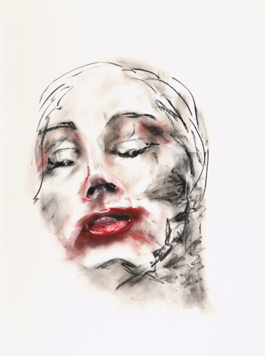 图画 标题为“kissing” 由Babett Landsberger, 原创艺术品, 粉彩