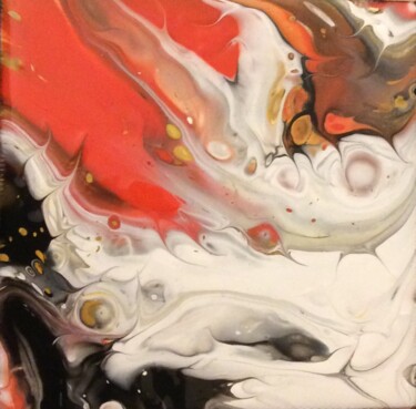 Peinture intitulée "Abstrait" par Any, Œuvre d'art originale, Acrylique