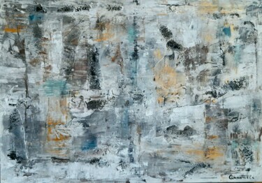 Painting titled "Romantique" by Annamili, Original Artwork, Acrylic