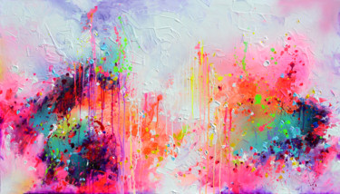 Painting titled "Fresh moods 51" by Roxana Gabriela Soos, Original Artwork, Acrylic