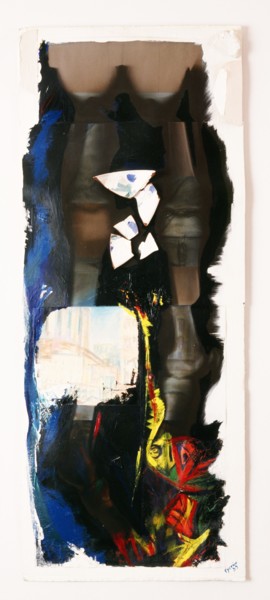 "' East River view'" başlıklı Tablo Sylvain Zabeth tarafından, Orijinal sanat, Akrilik